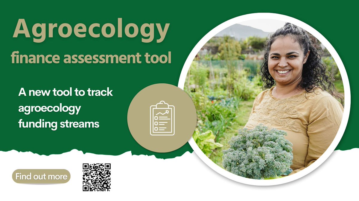 A new tool to measure sustainable farming! The Agroecology Finance Assessment Tool analyses projects according to the 13 principles of #agroecology! 📊👩‍🌾 It examines the commitment to agroecology, offers exclusion criteria and serves as a guide! 👉 agroecology-coalition.org/agroecology-fi…