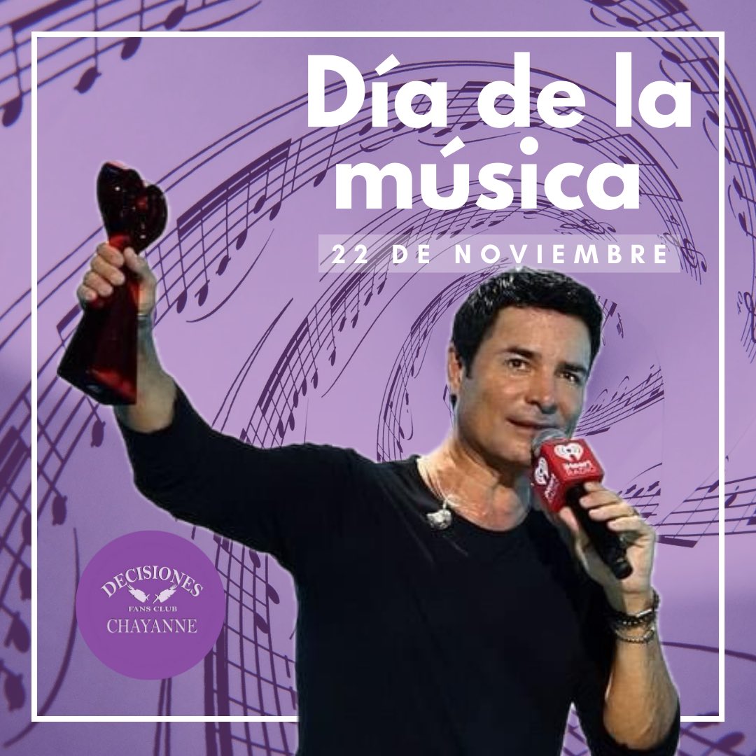 decisiones_ec's tweet photo. ¡Celebremos el Día de la Música con la magia de @CHAYANNEMUSIC ! 🎶 
Su talento nos inspira a vivir la vida con ritmo y pasión. 

¿Cuál es tu canción favorita de Chayanne? 

#DíaDeLaMúsica #BailemosOtraVez #NuevoAlbum #Chayanne #Decisionesfansclub🇦🇷🇪🇨🇨🇷🇺🇾🇵🇪🇸🇻 https://t.co/LcYwwmwB7r
