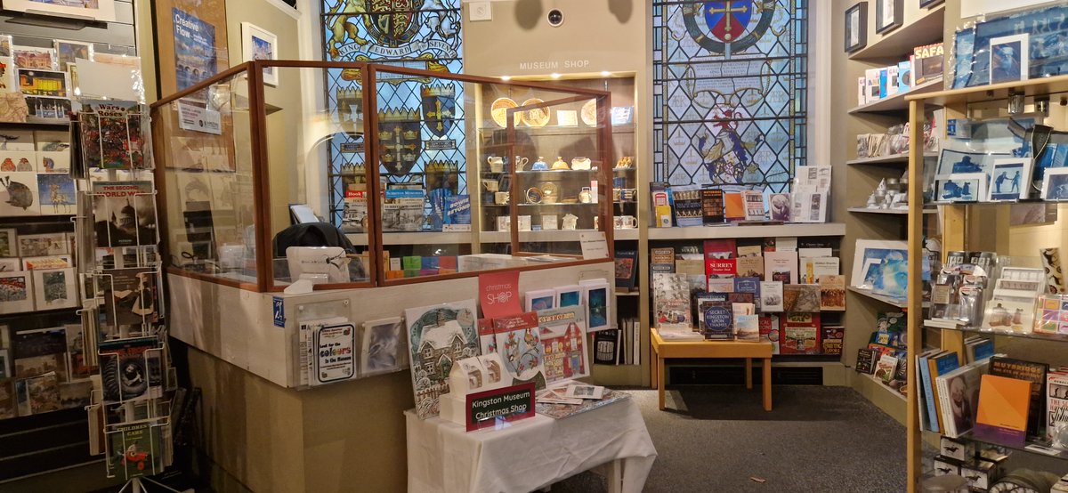 At Kingston Museum's Gift Shop we have Christmas cards, advent calendars, jewelry and handmade pottery for sale for this festive season! 🎄✨🦌🎅 The shop is open Thursday - Saturday 10am - 5pm when the Museum is open.