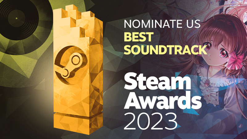 🎶📢Vote Pocket Mirror ~ GoldenerTraum for Best Soundtrack!📢🎶

Pocket Mirror ~ GoldenerTraum isn't only on sale — it's also up for Best Soundtrack for the #SteamAwards 2023!🏆  

Cast your vote for Best Soundtrack below!⬇️