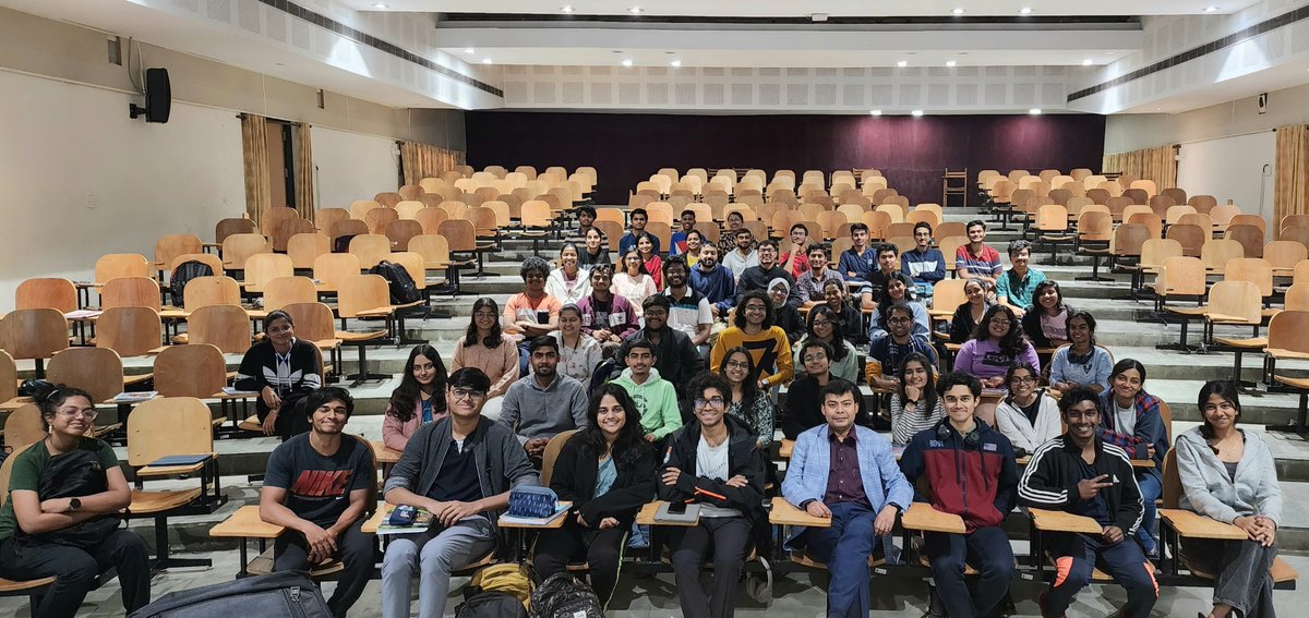SamratLabMohali's tweet photo. Today I taught the final lecture in my Chemical Biology class for the 2nd year BS-MS (class of 2027) &amp; ended with two examples of enzyme inhibitors. I truly enjoyed teaching this class &amp; thank the students for their enthusiasm throughout the semester. All the best for your exams! https://t.co/Npr4Cclvh4