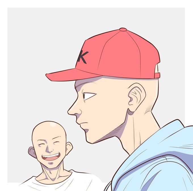 「bald hat」 illustration images(Latest)