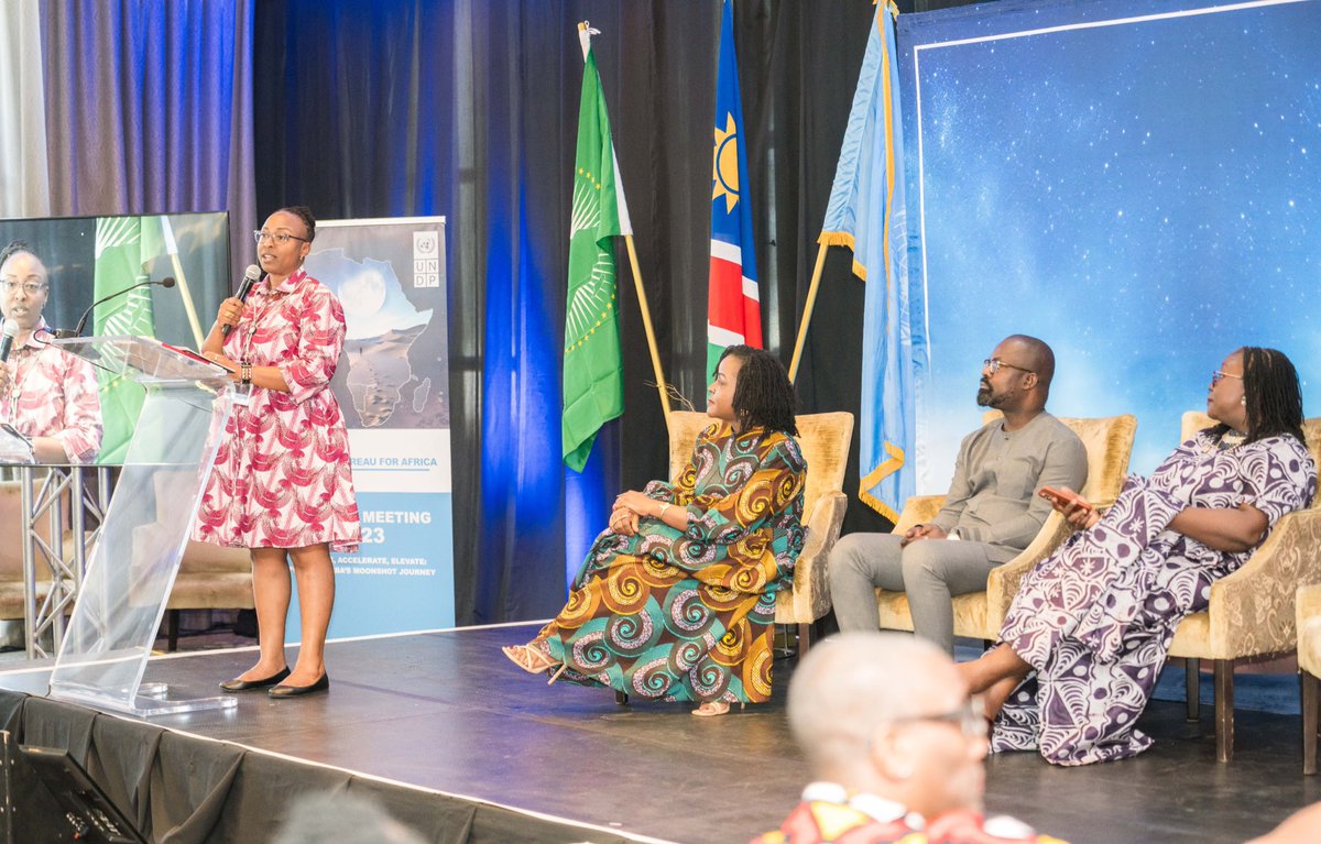 ahunnaeziakonwa's tweet photo. Stimulating insights on how to power #AfricasMoonshot through #Afcfta. @UNDP growing footprint on support on the ground &amp; partnership with @Afcfta is producing results. Let us scale up for #MadeinAfrica as a lever for   #AfricasMoonshot. 

#HERAfcfta 
 #AfricaInnovates https://t.co/WZ4g0CUOw2