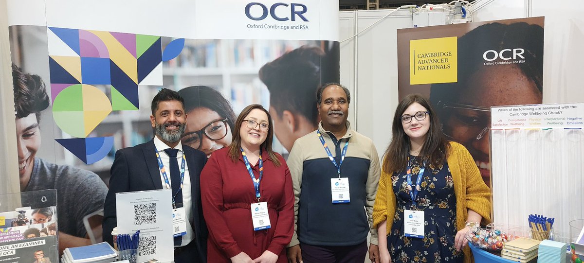 @SAA_Show 
We are at @SAA_Show. If you are here, then come and meet us at Cambridge CEM and OCR Stand H5, close to the main entrance. 
We are exhibiting OCR qualifications, including our newly developed L3 Cambridge Advanced Nationals (AAQs) and CEM products.
#wearecambridge
