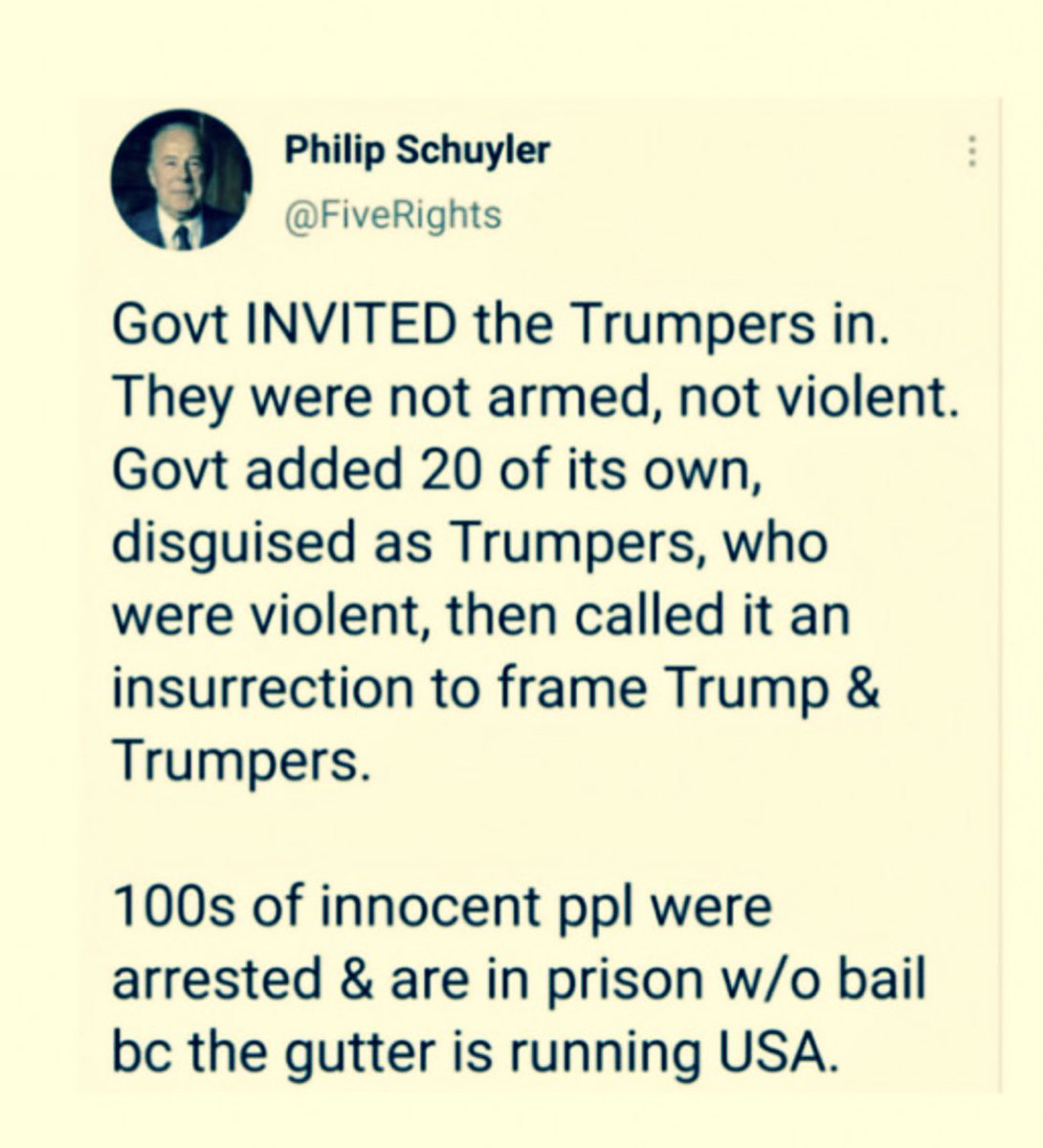 The TRUTH about January 6th in a nutshell. 👇 Phillip on 🎯

Who agrees? 🙋‍♂️