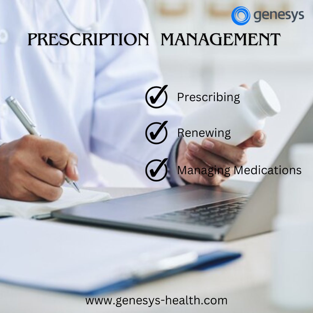 Revolutionize patient care with our Health Tech solution! Our EMR's Prescription Management feature ensures precise medication tracking, seamless renewals, and enhanced patient safety. Elevate your practice with technology that cares.

#HealthTech #EMRInnovation #PatientCare