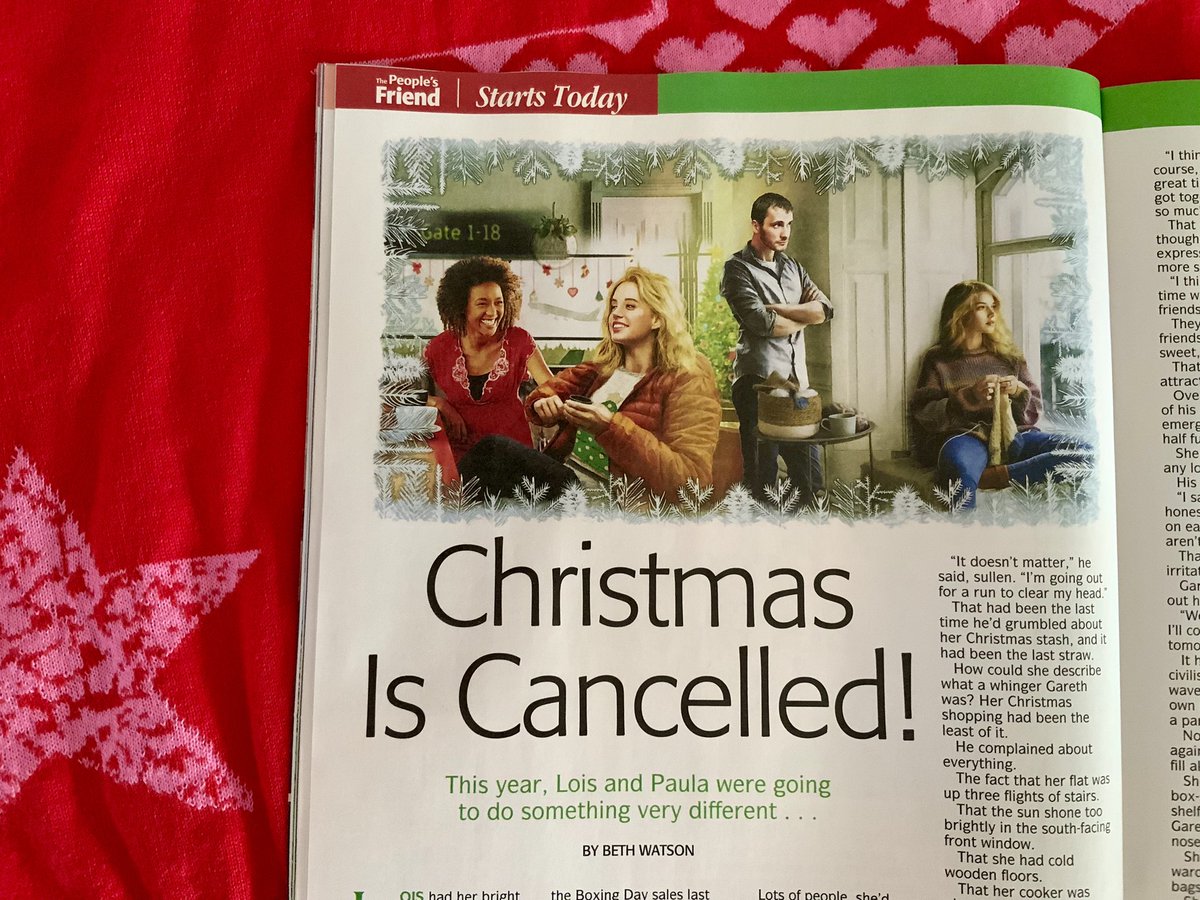 My new serial, out today in <a href="/TheFriendMag/">The People's Friend</a>… Looks like Christmas is a-coming. Or not…! Thanks to <a href="/ged_fay/">Gerard Fay</a> for the just-right illustration.