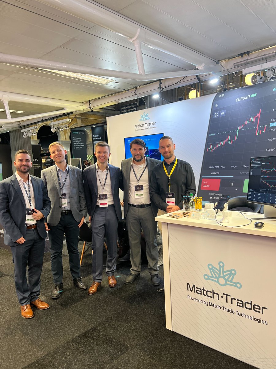 MatchTradeTech's tweet photo. 2nd Day at #FMLS23!
Our Head of the Match-Trader platform Alexis Droussiotis just moderated a panel discussion "Trading Platform Solutions: Learning from the Past, charting the Future". Very insightful!
Meet us at Booth #21 and let's discuss collaboration opportunities!
#FMLS https://t.co/ZaCzbrXOh1
