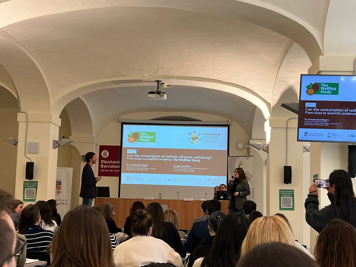 AlimentacioUB's tweet photo. 1a sessió del VII Workshop Anual de @insa_ub  amb les ponències "Què és la nutrició personalitzada?" a càrrec de la  Dra. Maria Izquierdo i la Presentació de resultats del Programa FRI-INSA  2019 i 2020. https://t.co/sXFruR7boP