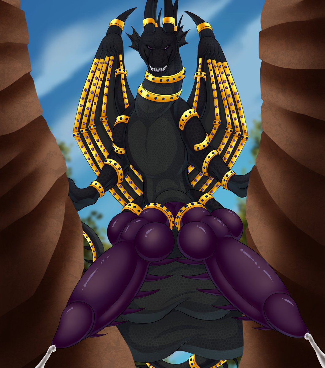 Finished YCH multislot
#ychcommission #YCH  #gay #furry #dragon #nsfw