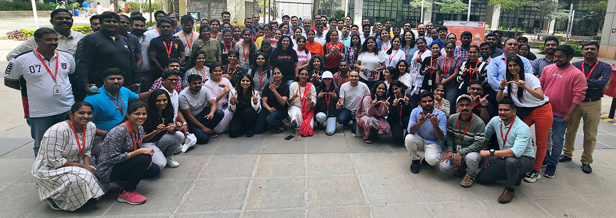 KyndrylIndia's tweet image. As we celebrate our #Kyndryl2ndAnniversary, 850+ Kyndryls joined the Walkathon, covering 2.1+ M steps, to contribute 500+ mid-day meals for underprivileged children.

At @Kyndryl, we're building a culture of responsibility and excellence: kyndryl.com/in/en/about-us…
#ProCommunity