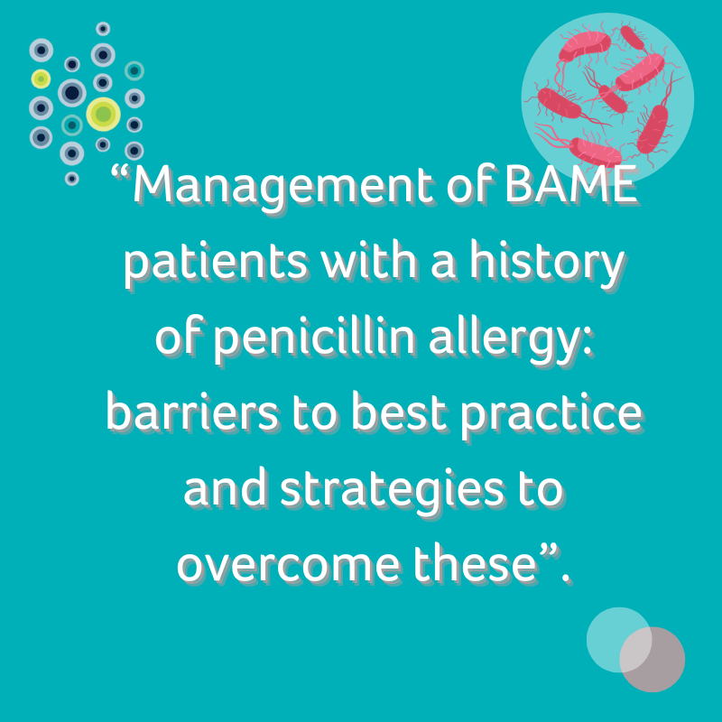 HIS_infection's tweet photo. World AMR Awareness Week!🌐
In this @IPIP_Open paper Rashmeet Bhogal et al examine the impact of spurious penicillin allergy on AMS in BAME patient groups, barriers to best practice and strategies to overcome these.
Download the paper for free 📑 https://t.co/yAzQ4vxH5H
#WAAW