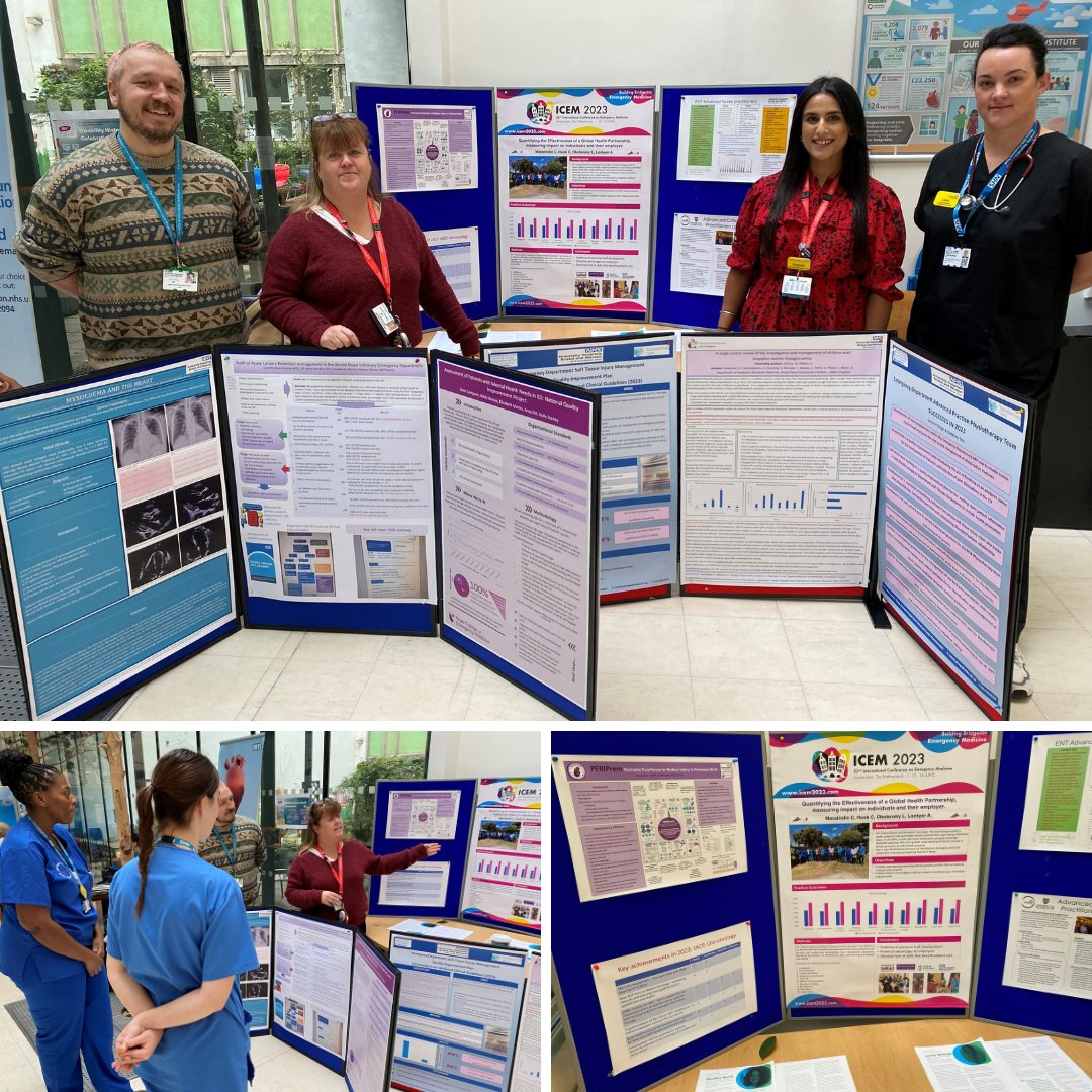 We'd like to give a big #TeamUHBW shout-out to our Advanced Practitioners 🙌

At the BHI Atrium today, the team are showcasing just some of the innovative projects undertaken by APs at the Trust.  

UHBW colleagues can find out more on Connect.

#AdvancedPractice