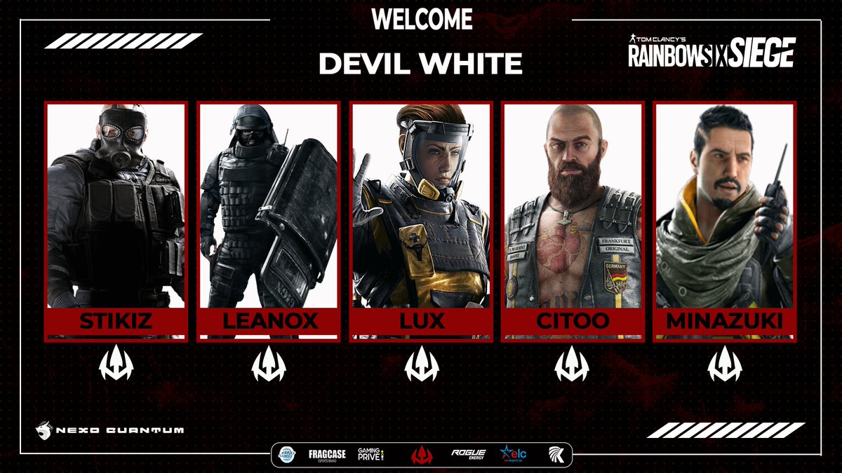 📢| 𝗔𝗻𝗻𝗼𝘂𝗻𝗰𝗲𝗺𝗲𝗻𝘁

▪️We are proud to announce that 𝗟𝗶𝗻𝗲 𝗨𝗽 𝗥𝟲 has joined our association.🤝

Team composition 𝗗𝗲𝘃𝗶𝗹 𝗪𝗵𝗶𝘁𝗲👇
Coach: <a href="/TimGurreaLeGoat/">Gusta | Coach de D4</a>
@Lux_DVL
<a href="/Minazuki_Dvl/">bonhomme</a>
<a href="/CitooFr/">Fr Citoo</a>
<a href="/_leanox/">Leanox</a>
<a href="/StikizNRV/">Stikiz</a> 

Congratulations to all👏

One #RT #ForzaDevil 👇