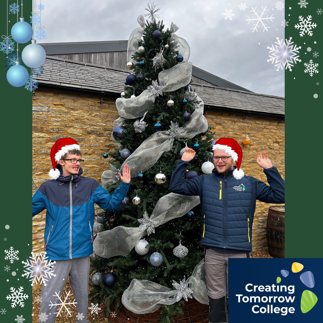 We have been working closely with the students at Creating Tomorrow College to support their learning and help them gain employability skills. Hubert and Devon (pictured) have transformed into Chester House marketing elves today, collecting fun Christmas pictures and videos! 🎅