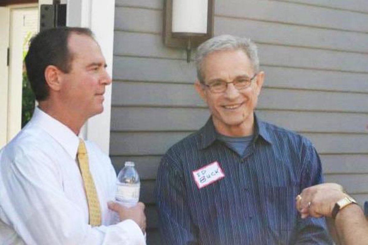 🚨 REMINDER: This is Adam Schiff hanging out with his good friend Ed Buck who was sentenced to 30 years in prison for killing and drugging young black men…