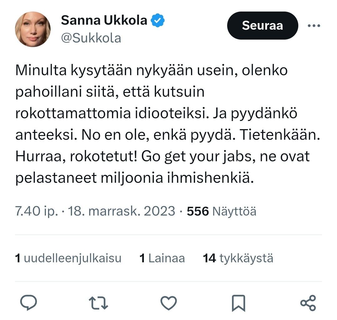 Timppatei's tweet image. Asia kunnossa.