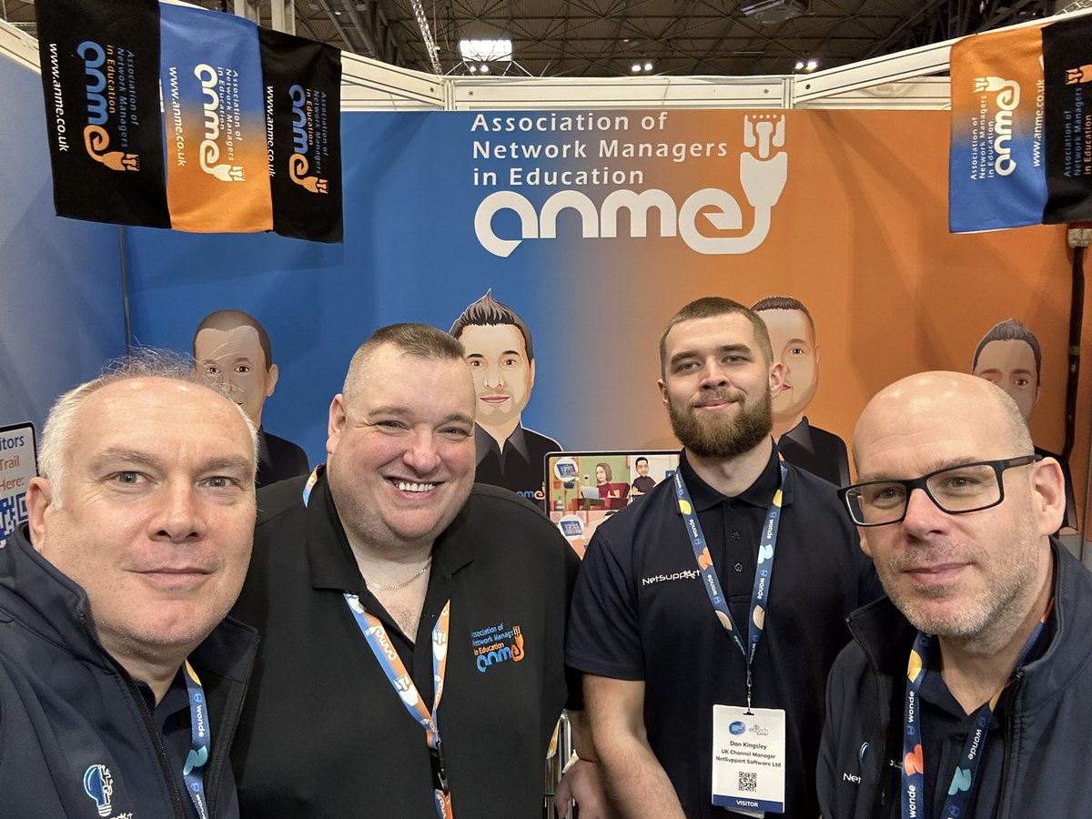 Great to join the Associate of Network Manager in Education today at the Schools &amp; Academies show, Birmingham. If you are attending come and talk to <a href="/TheANME/">The ANME</a> and <a href="/NetSupportGroup/">NetSupport</a>