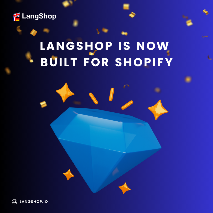 langshop_app's tweet photo. LangShop has just been awarded the prestigious "Built for Shopify" badge! 🏅
 
This badge symbolizes our commitment to excellence, meeting the highest standards for quality, design, and functionality set by @Shopify. 🌟✨ 

 #BuiltForShopify #LangShop #ShopifyPartner #ProudMoment https://t.co/IFCnGoUeLW