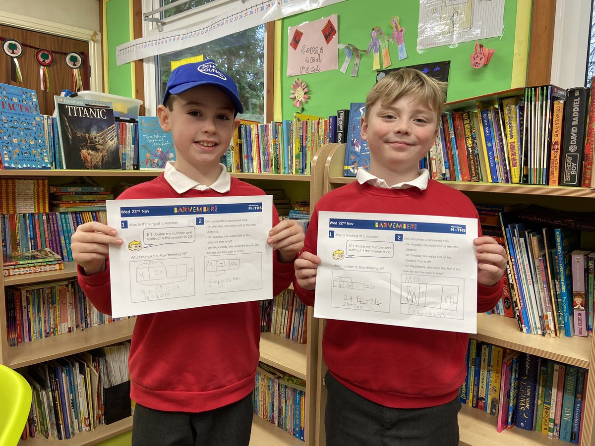 AtPicknalls's tweet photo. We found the Barvember questions more difficult today. However together we completed questions 1 to 3. #Barvember #Tinytheturtle @WhiteRoseEd https://t.co/603drHEQd8