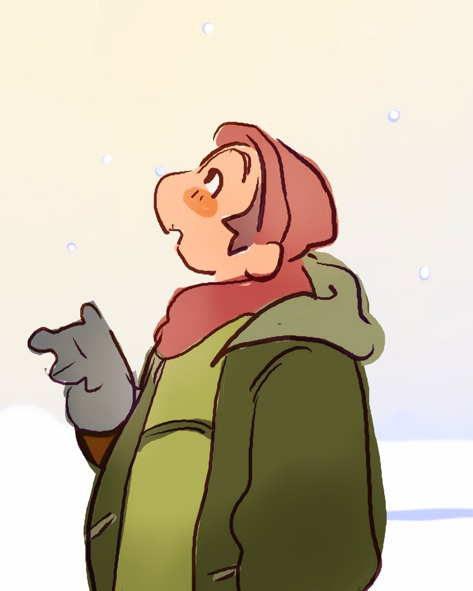 seeing snow again