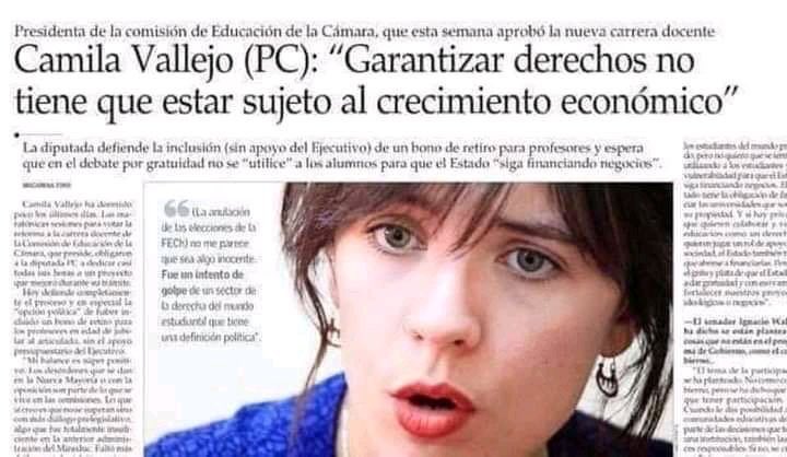 borisbarrera's tweet photo. @camila_vallejo pero Ministra, no olvide que: https://t.co/Pstih31E6p