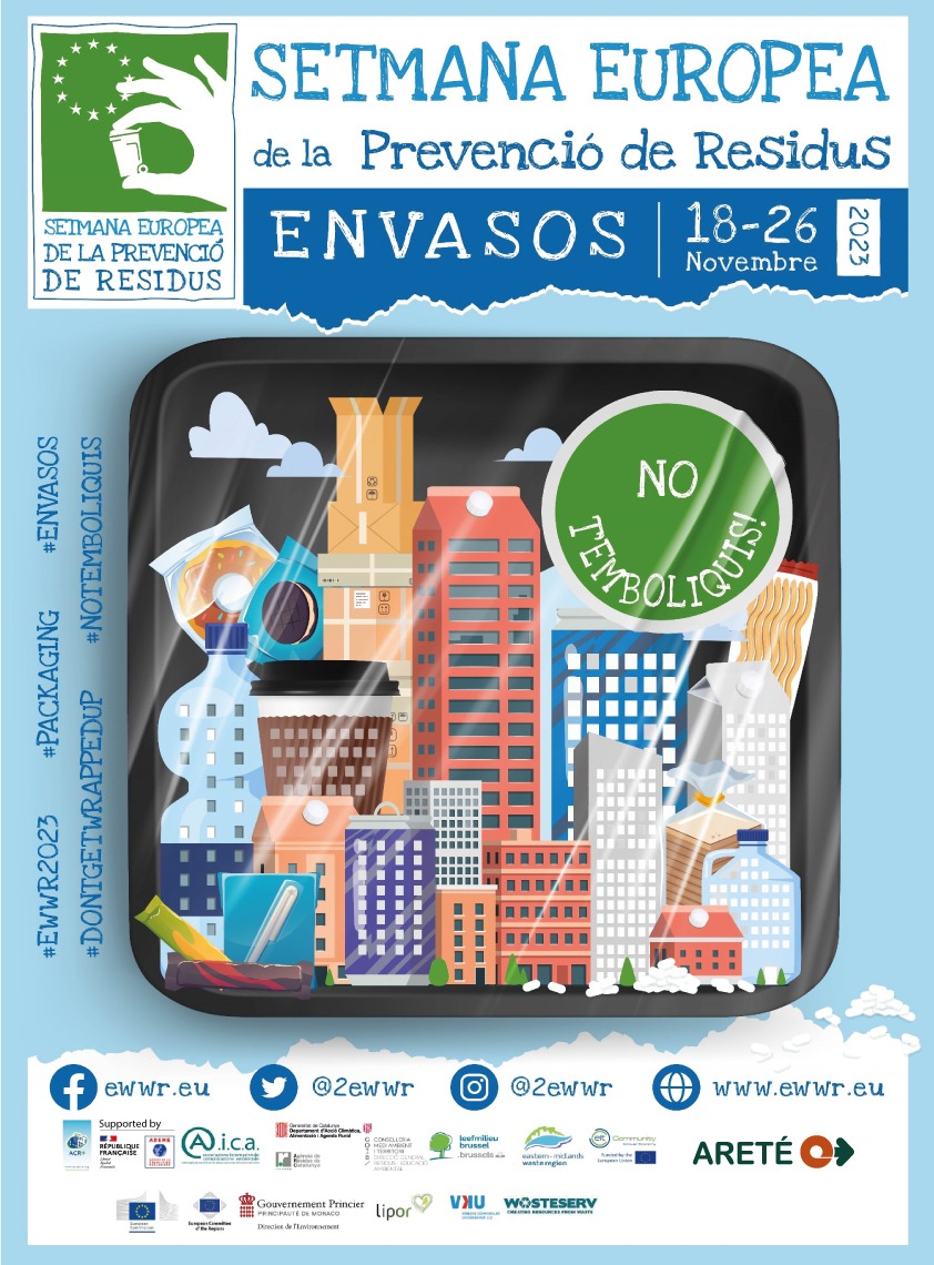 ♻️Ens sumem a la Setmana Europea de la Prevenció de Residus #EWWR23 #EWWRCat23 amb dos tallers i una campanya de sensibilització per reduir envasos, adreçada a persones ateses i professionals.  #Notemboliquis
+arete.osonament.cat/ens-sumem-a-la…