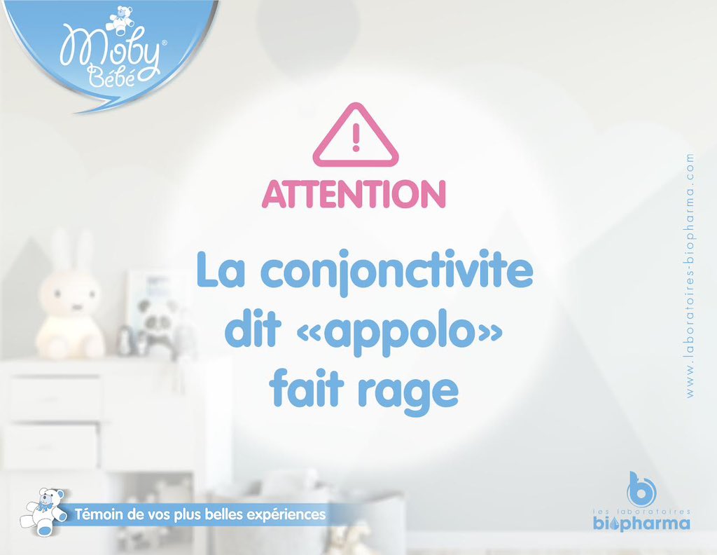 MobyBebe_Bio's tweet photo. Le 28 Octobre dernier le ministère de la santé a annoncé que le Cameroun subit actuellement une forte épidémie de conjonctivite infectieuse. Il est donc important de faire attention à vous. #MobyCares https://t.co/H2TsRYIAxA