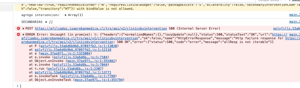 Hola <a href="/banmedica/">Isapre Banmédica</a> tiene un error de backend hace días en su sitio al momento de querer generar presupuestos, según esto solo me queda ir físicamente a la sucursal 😑