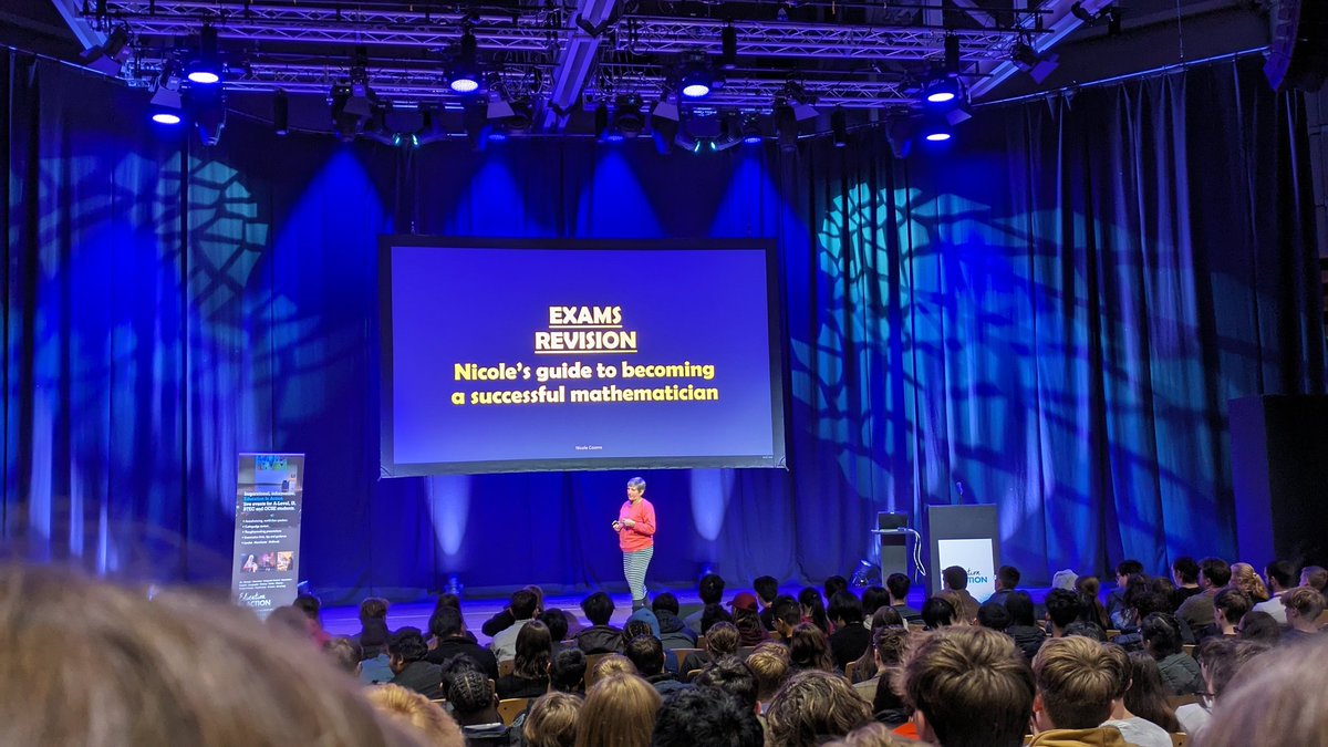 Talk 3 at KS5 Maths in Action <a href="/edu_in_action/">Education in Action</a> at <a href="/uniofwarwick/">University of Warwick</a> on Exam Technique by Nicole Cozens!