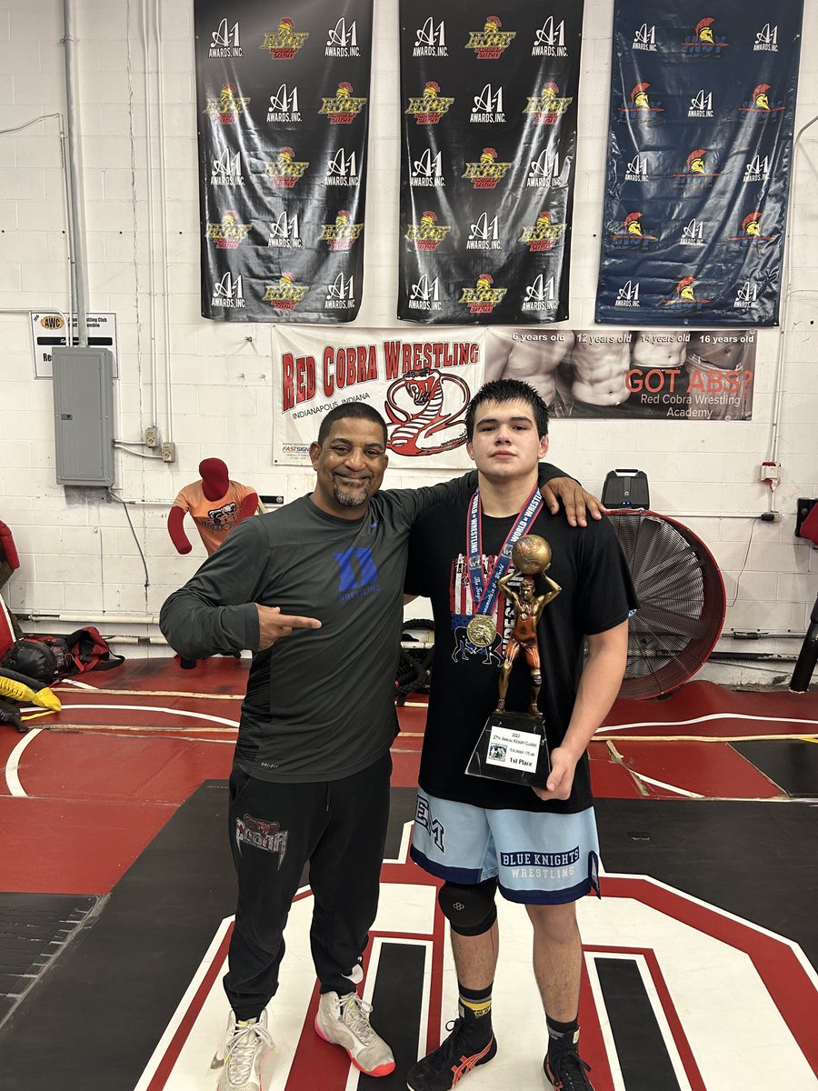 Congratulations to Miguel Rojas your 15 u 175 Tulsa kickoff champ! Miguel has transitioned to Wyoming Seminary Prep School 🥇