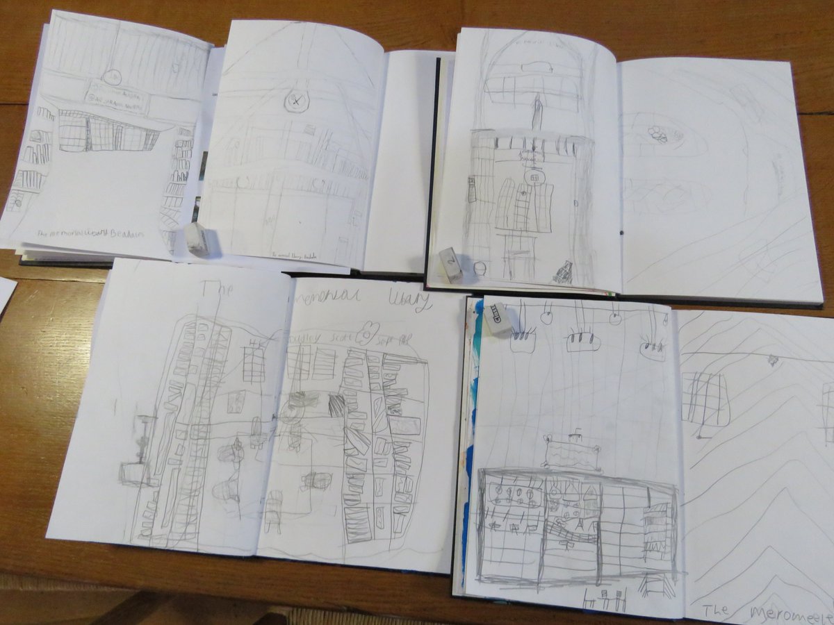 Group 1 enjoyed sketching the <a href="/BedalesLibrary/">Bedales Library</a> this week. They've been studying the #WilliamMorris and the #ArtsandCrafts movement. Experiencing the architecture, exploring the features and detail first hand through observational drawing brought their studies to life!