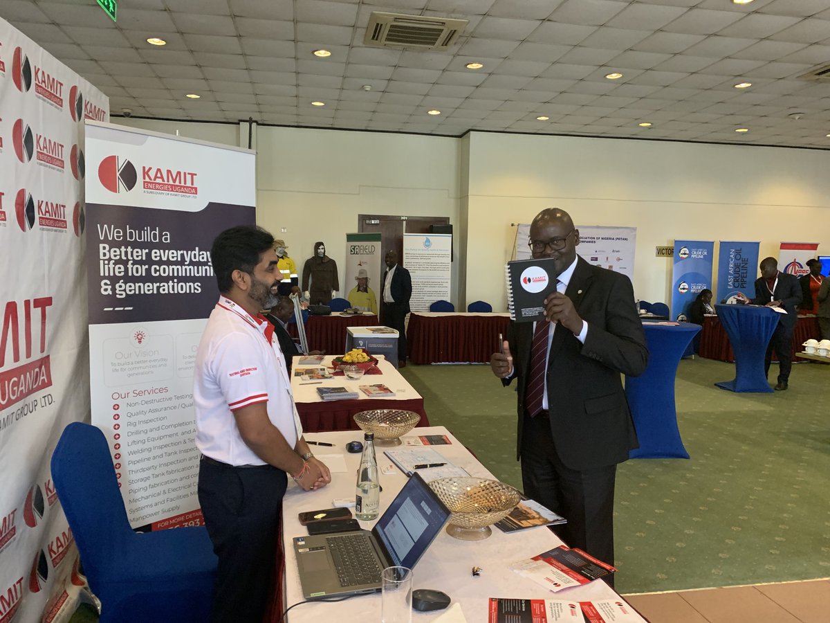 johndab_'s tweet photo. It was truly an honor to welcome the Deputy General Manager of EACOP Mr @JohnBoscoHabumugisha  to our stall. From his speech "As ambassadors of truth, let's continue to illuminate the path with honest insights about EACOP",.@EACOP_ @SsekatawaAli @uiogs1 @PAU_Uganda @UNOC_UG https://t.co/7b8o0qm0Xu