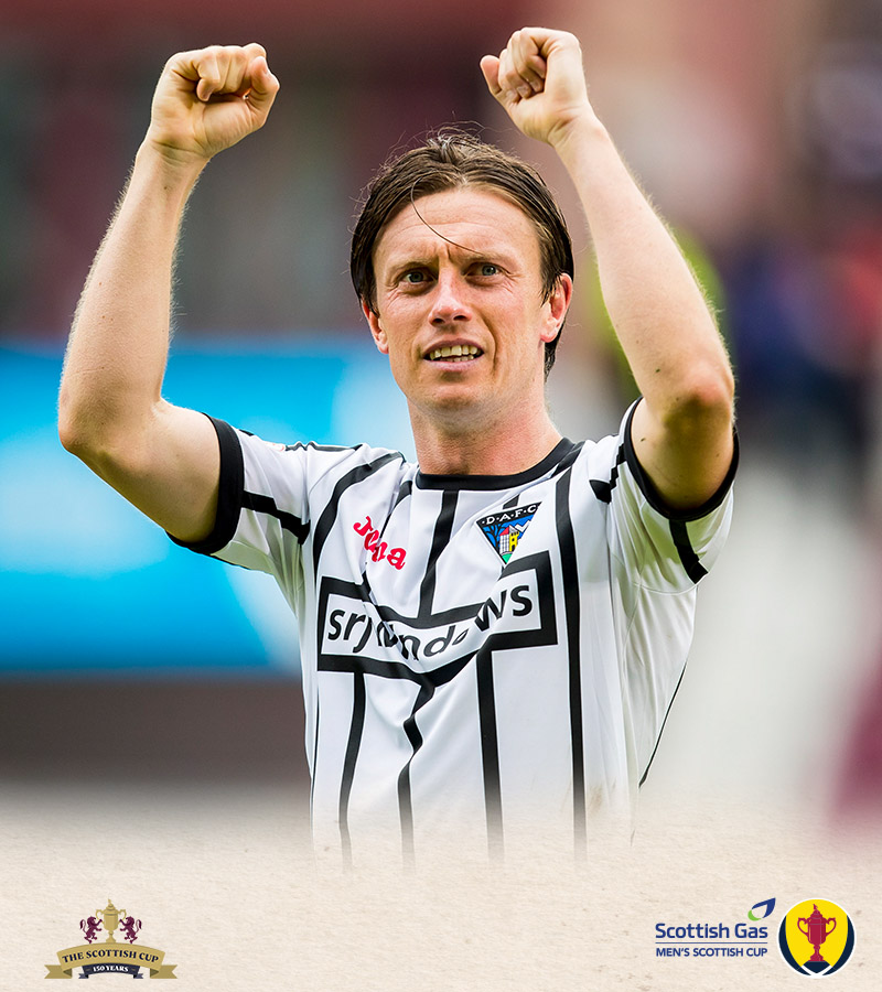 ScottishCup's tweet photo. The @scottishgas Men's &amp; Women's Scottish Cup trophies are on the move again tomorrow, with @officialdafc as our next stop 🏆

Joe Cardle and Derek Fleming will be joining us for a Q&amp;A, with special prize draws and a welcome drink available for all those attending.

#ScottishCup https://t.co/JU4U115VlQ