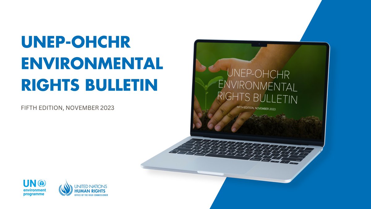 In the new OHCHR-UNEP Environmental Rights Bulletin the High Commissioner calls for a #HumanRights economy to address climate change, biodiversity loss & pollution through transparent, accountable financing that prioritizes rights #HealthyEnvironmentForAll
ow.ly/CI2a50Qagxa