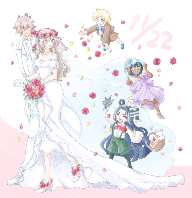 「ドレス 結婚」のTwitter画像/イラスト(新着)