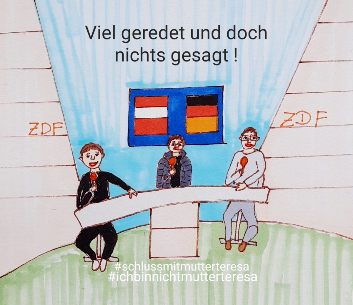 Ganzer Beitrag auf Instagram #schlussmitmutterteresa <a href="/jochenbreyer/">Jochen Breyer</a> <a href="/J__Nagelsmann/">Julian Nagelsmann</a> <a href="/mertesacker/">Per Mertesacker</a> <a href="/sportstudio/">ZDF sportstudio</a>