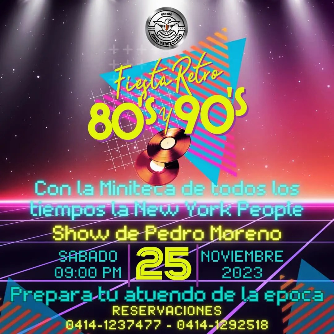 Este Sabado 25 los esperamos en la Fiesta Retro del Centro Sirio, estaremos compartiendo con @bailoterapiaoficial Pedro Moreno y su nuevo show
Solo para socios e invitados
#retro #80s #90s #musica #minitecanewyorkpeoplelaautentica #newyorkpeoplelautentica #fiestas #minitecas
