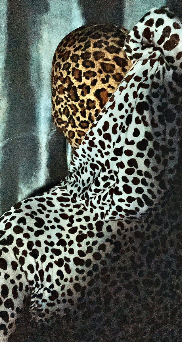 🐆&amp;🐄
#zentai #全包紧身衣