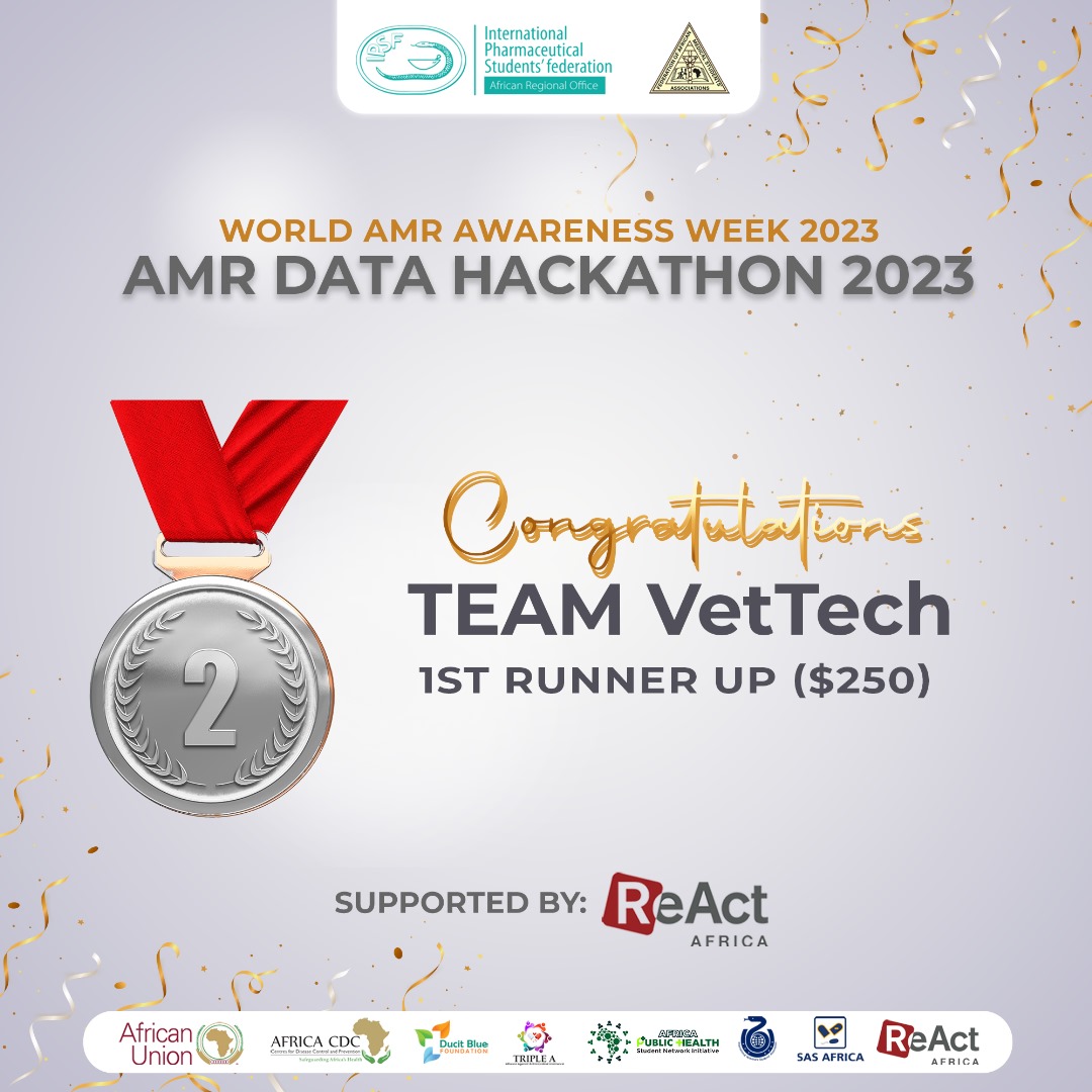 IPSFAfRO's tweet photo. Congratulations to the winners of the AMR DATA HACKATHON 2023 🎊 https://t.co/S5EtiJoDac