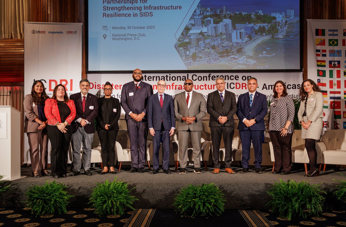 #ICDRIAmericas provided a platform for Small Island Developing States (SIDS) to collaboratively deliberate and discuss delivery mechanisms that can help integrate disaster and climate resilience for infrastructure development in their countries.

#resilientinfrastructure