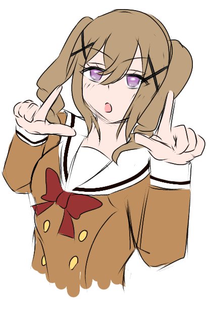 usausanisiteyan's tweet photo. 市ヶ谷有咲ァ！
落描きですまんな！！
愛してる！！！

#いいツインテールの日 https://t.co/xRKCErRT9o