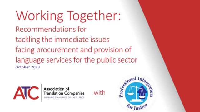 In a new and powerful initiative, #professional bodies, associations and stakeholders within the #languages profession have come together to sound the alarm about the health and sustainability of Public Service #Interpreting in the UK.

Working together with the UK's Governments