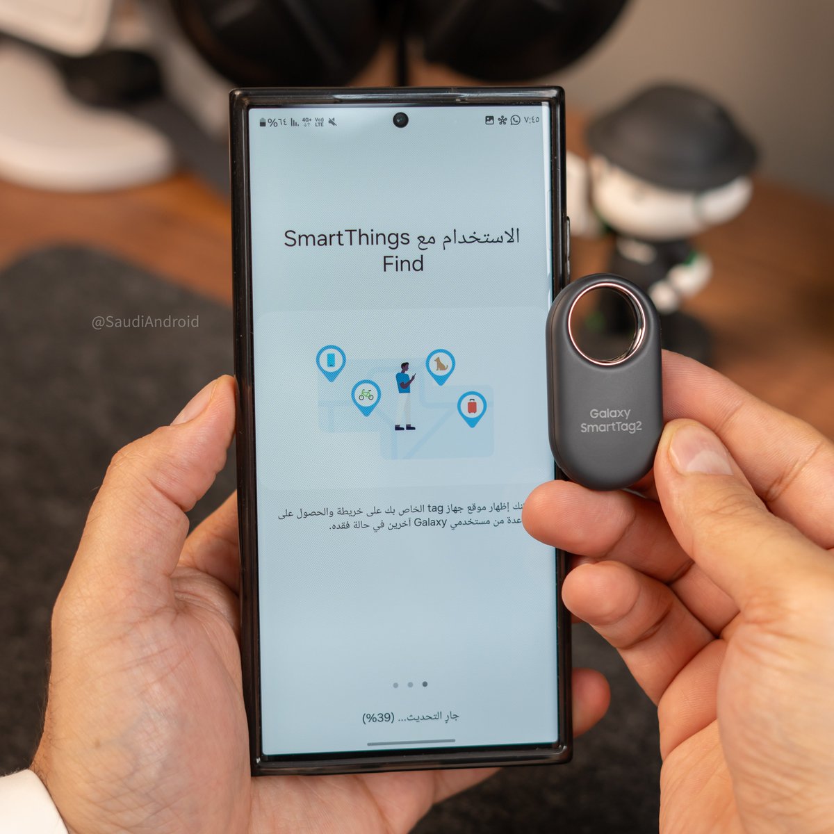 SaudiAndroid's tweet image. قطعة التتبع Galaxy SmartTag 2 

تصميم مميز تعلقها مع المفاتيح السيارة القط الشنطة وماتفقد أغراضك.

مقاومة الماء IP67
بلوتوث و UWB
عرض البوصلة+رنين
بطارية 500 يوم و 700 يوم مع وضع توفير الطاقة
تعمل مع أجهزة جالكسي فقط
سعرها 129 ريال⚪️⚫️

samsung.com/sa/mobile-acce…

#GalaxySmartTag2