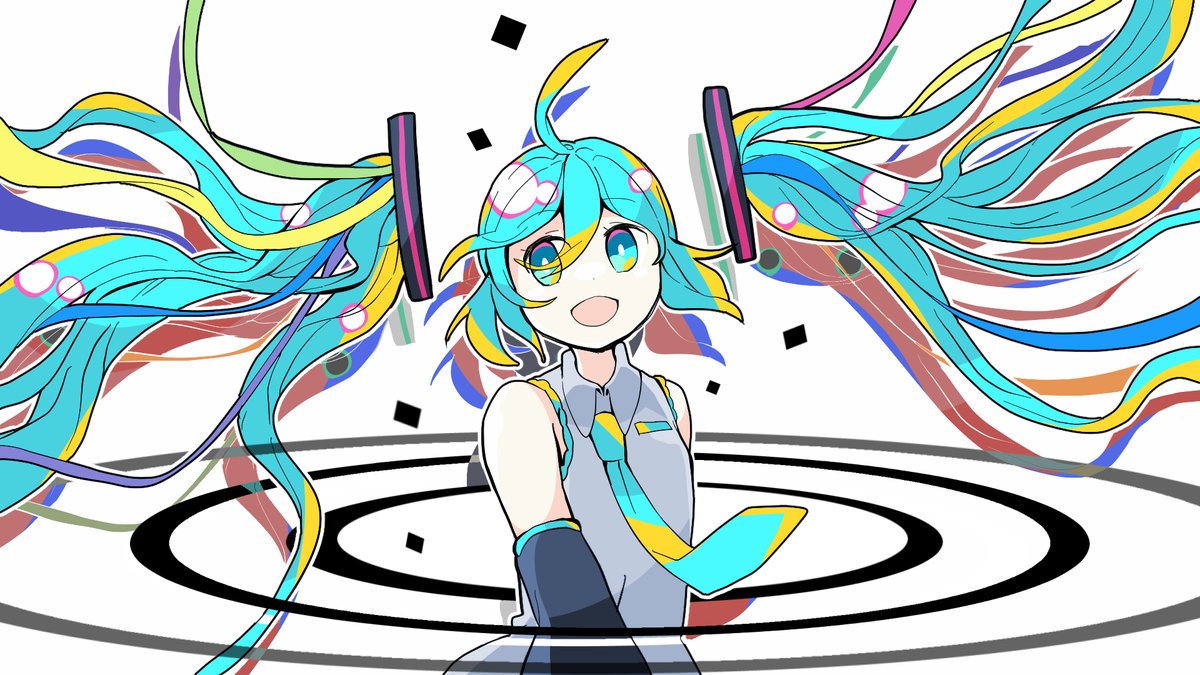 初音ミク 「#いいツインテールの日 」|犬飼＠4/1ありがとうございました！🌟NEOKET4【B50】のイラスト