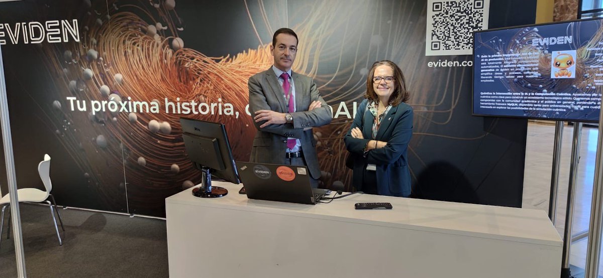 Eviden_espana's tweet photo. Ha sido todo un placer recibir a @antoniosanz, consejero de la Presidencia, y @marifrangr, alcaldesa de Granada, en nuestro stand en el I Congreso de IA de Andalucía @AgenciaDigAnd para mostrarles nuestras innovaciones clave: #EvIA y #Quantum https://t.co/75rqV99tCx https://t.co/kYhCjk49KD