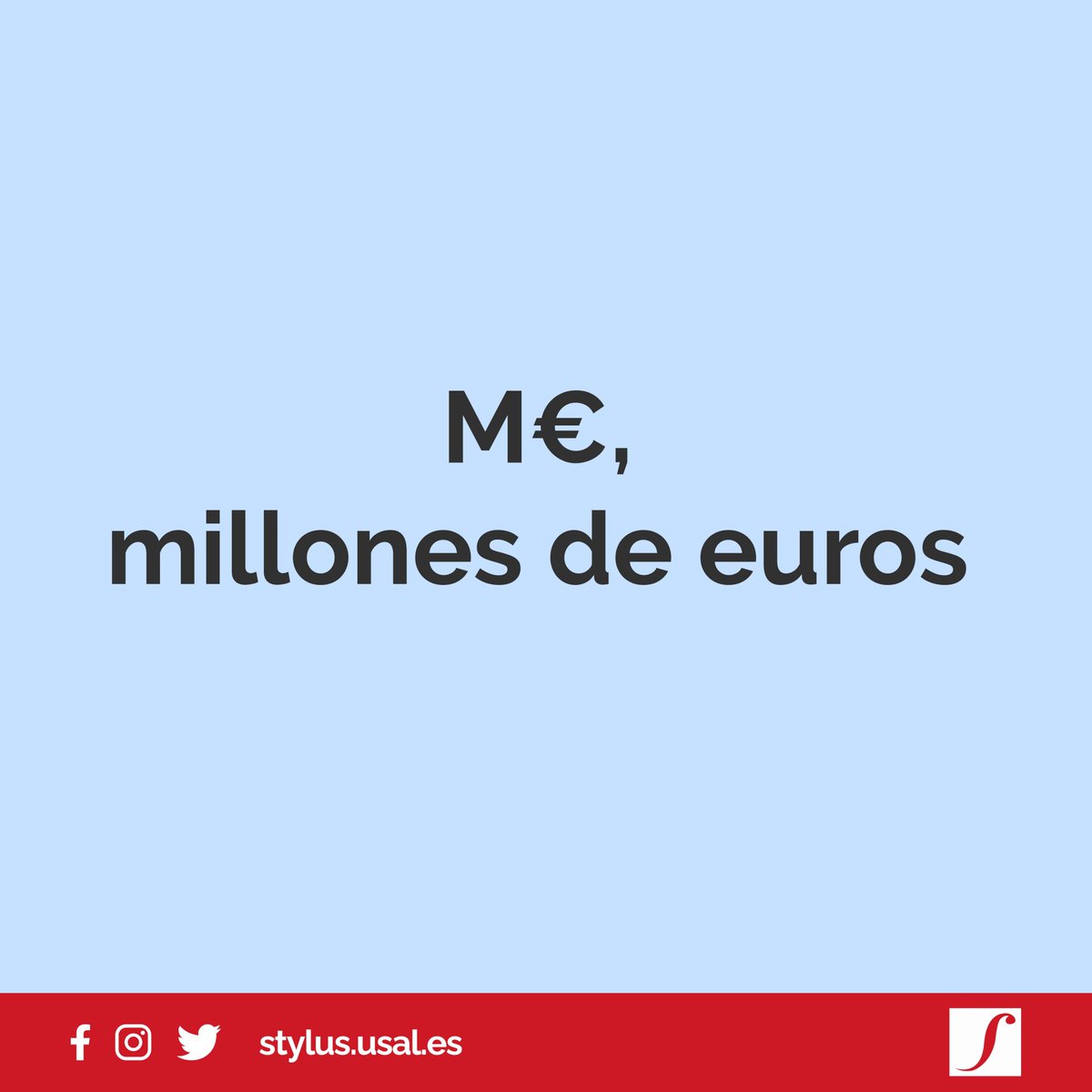 Para el Sistema Internacional de Unidades y para el 𝐷𝑖𝑐𝑐𝑖𝑜𝑛𝑎𝑟𝑖𝑜 𝑑𝑒 𝑙𝑎 𝑙𝑒𝑛𝑔𝑢𝑎 𝑒𝑠𝑝𝑎𝑛̃𝑜𝑙𝑎, la letra mayúscula M, sin punto detrás, es el símbolo del prefijo 𝑚𝑒𝑔𝑎-...

stylus.usal.es/sugerencia/me-…