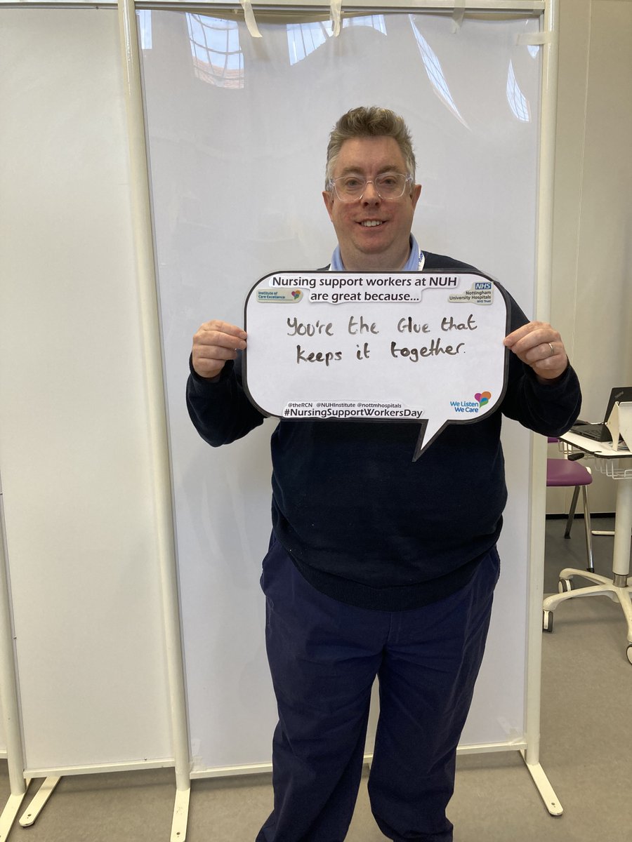 🎉Today is Nursing Support Worker Day! Here is what some of our @TeamNUH staff have to say about our Nursing Support Worker colleagues on their day: #NursingSupportWorkersDay @theRCN @RCNEastMids @widerworkforce