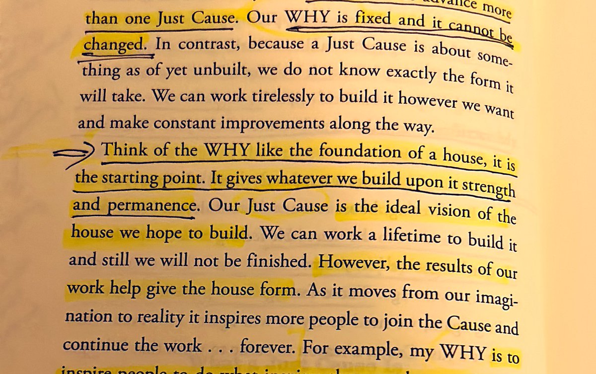 sbt_77's tweet image. WHY is the starting point and gives whatever we build on it strength and permanence. #StartWithWhy and #InspireOn. #TheInfiniteGame