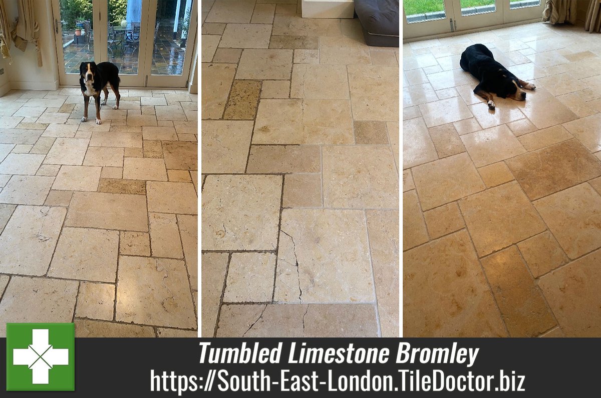 TomRussellTile's tweet photo. Tumbled Limestone Floor Cleaned, Polished and Sealed in Bromley - https://t.co/vxHpFIV8g6 @BromleyPropCo, #Limestonecleaning, #Limestonecleaningservice, #limestonefloor, #limestonesealing, #limestonesealer, #limestonepolishing, #tumbledlimestone, #Bromley https://t.co/MiRyGwbXpo